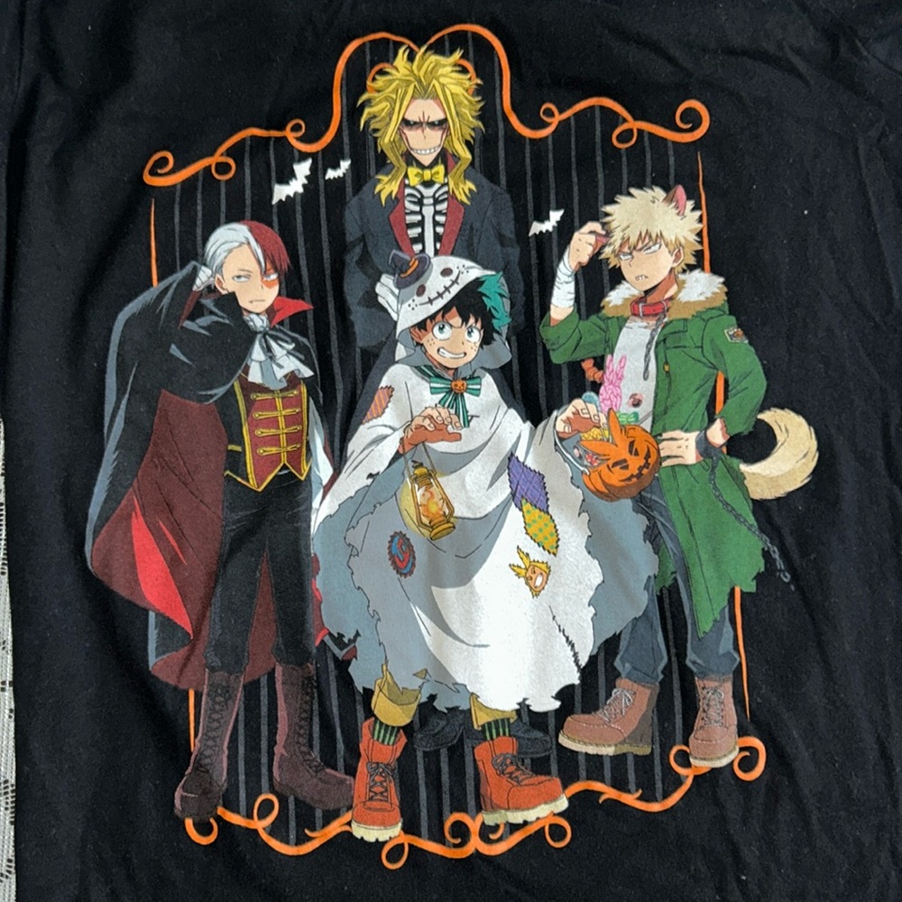 Hot Topic My Hero Academia Halloween Graphic Tee - Women’s Large